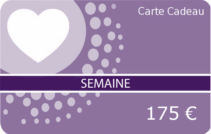 carte cadeau semaine